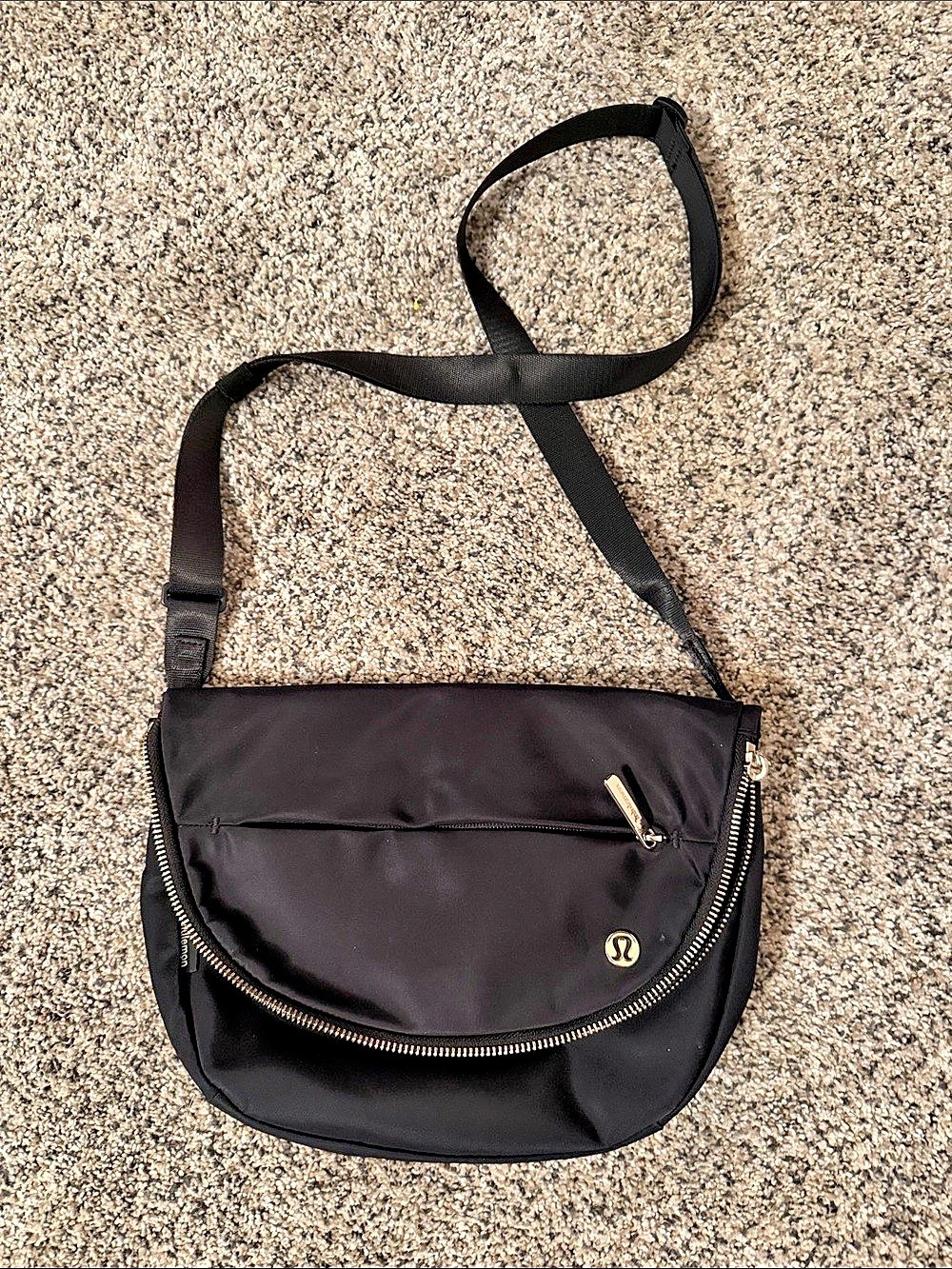 lululemon All Night Festival Bag 5L Black Crossbody Bag